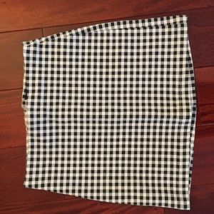 Forever 21 checkered skirt
